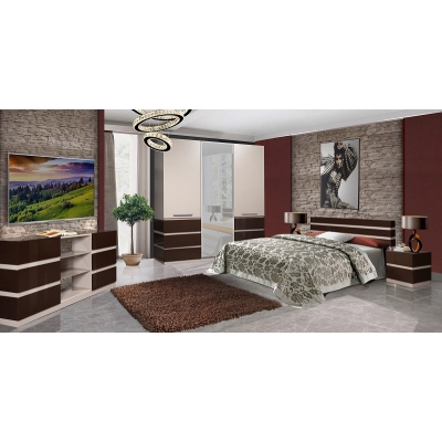 Набор мебели для жилой комнаты «Хилтон» КМК 0651