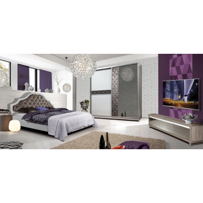 Набор мебели для жилой комнаты «Кристал» КМК 0650