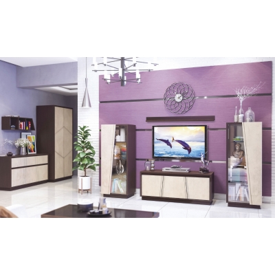 Набор мебели для жилой комнаты «Нирвана» КМК 0555