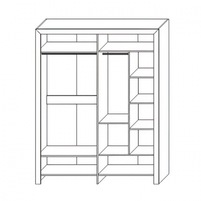 Шкаф для одежды «4Д Эстель» КМК 0738.15