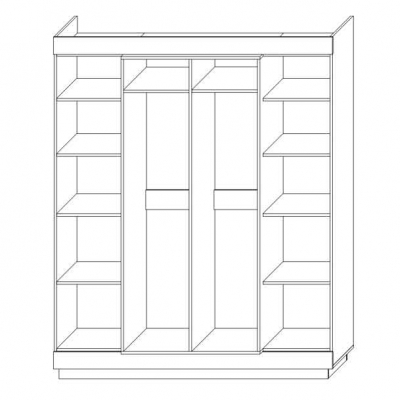 Шкаф для одежды «4Д Роксет» КМК 0554.10