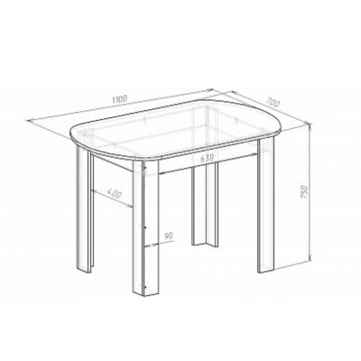 Стол обеденный «Леон-2»