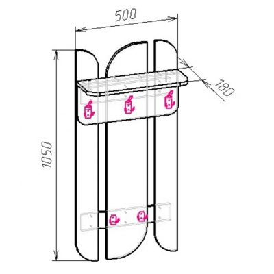 Вешалка «Порто-3»