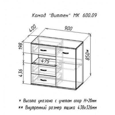 Комод "Виттен"