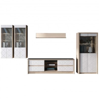 Набор мебели для жилой комнаты «Монако» (вариант комплектации №3)